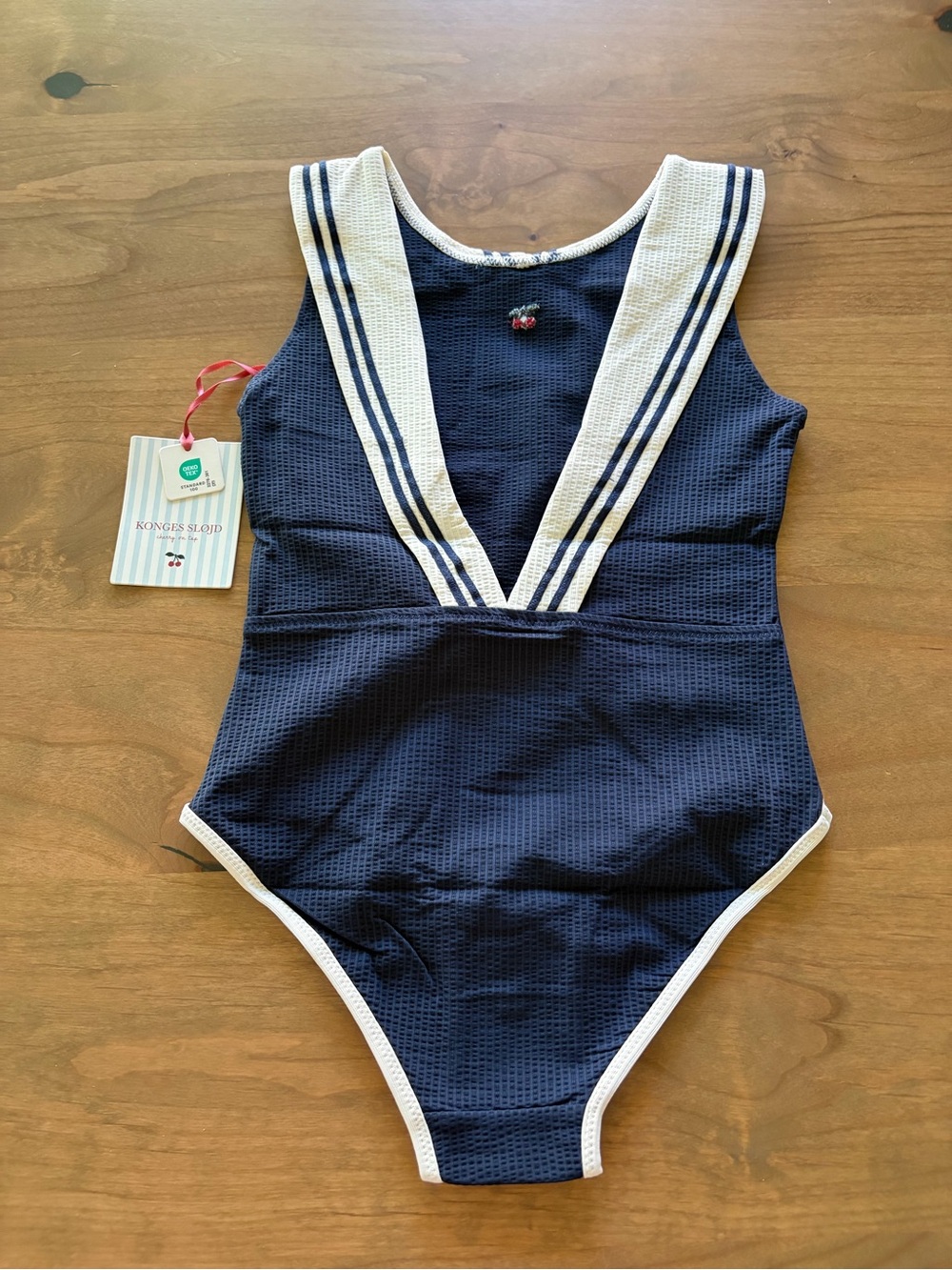 NWT Konges Sløjd Navy Blazer Sailor Swimsuit Girls Multiple Sizes - Picture 5 of 6